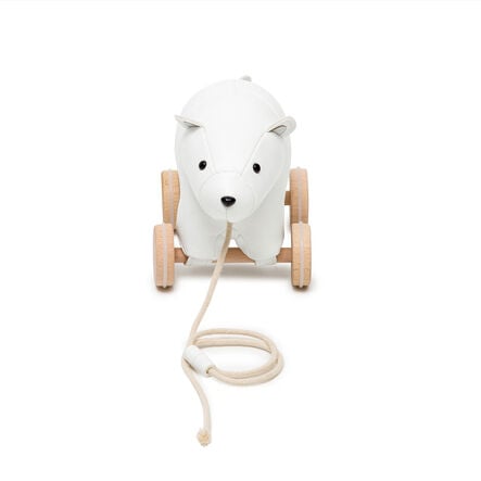 Ocean Collection Toddler Pull Along Polar Bear  hi\-res